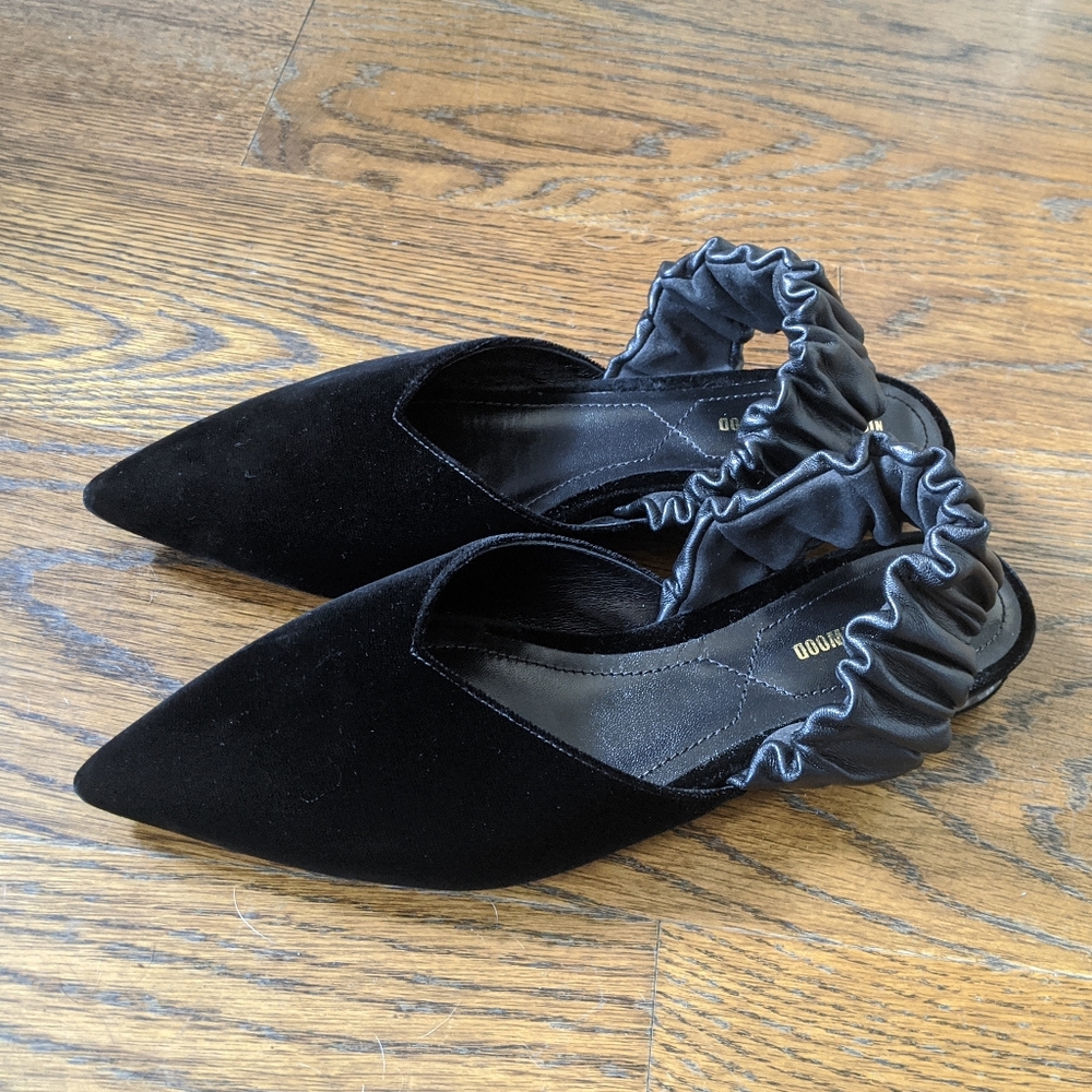NWOT Nicholas Kirkwood Velvet Courtney Mule
